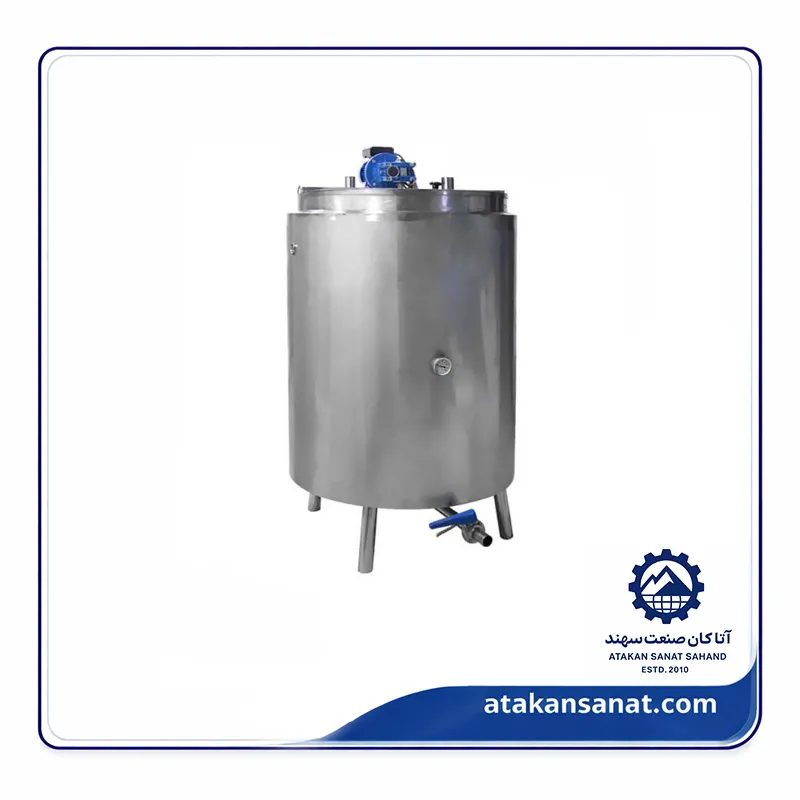 پروسس تانک 1000 لیتری 3 جداره تمام استیل 304