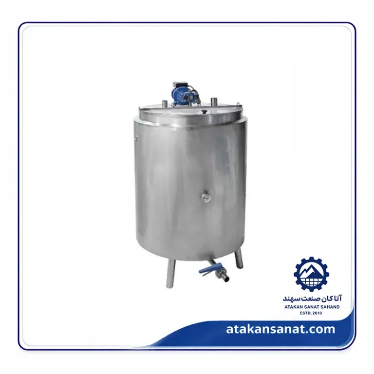 پروسس تانک 200 لیتری 3 جداره تمام استیل 304