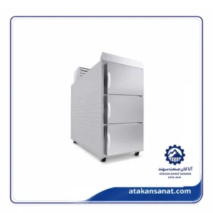 سرد خانه میت 3 کابین استیل نوع دوم